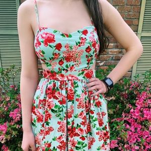 Cute Floral Sun Dress